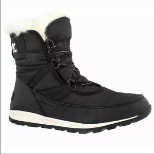 Sorel Whitney black winter boots 8.5